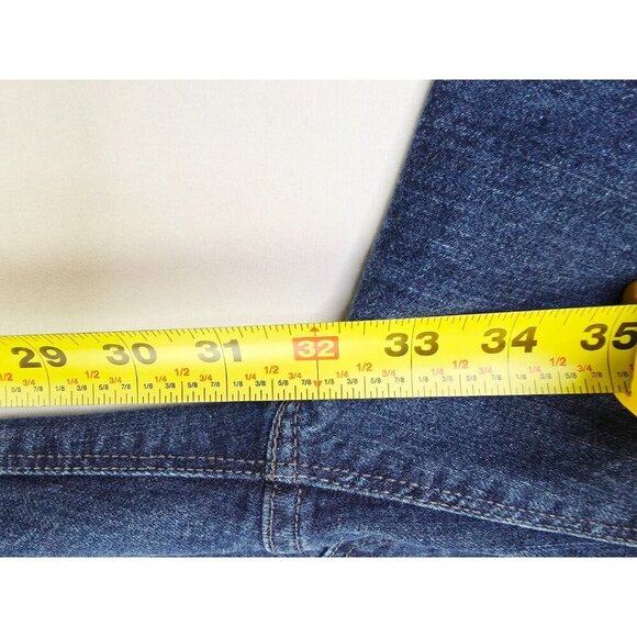 Levis Size 28X32 Womens Size 6M 515 Bootcut Blue Denim 5 Pocket Logo Tag Jeans - Picture 8 of 14
